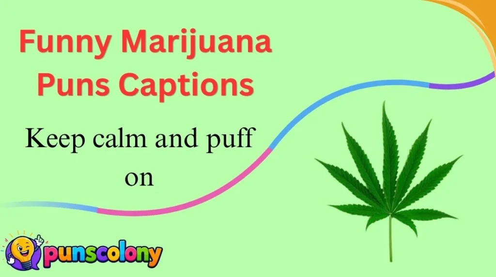 Funny Marijuana Puns Captions