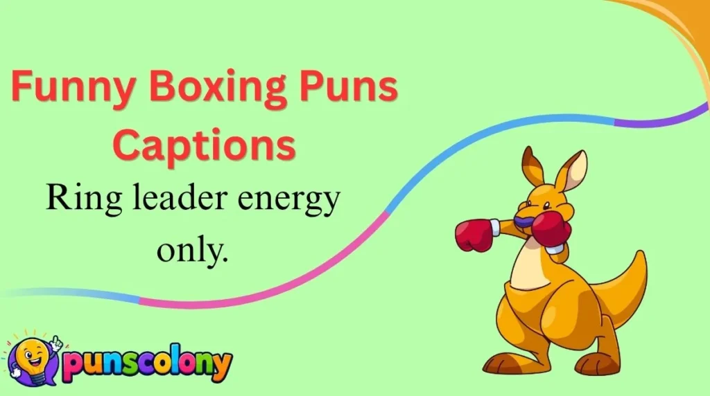 Funny Boxing Puns Captions