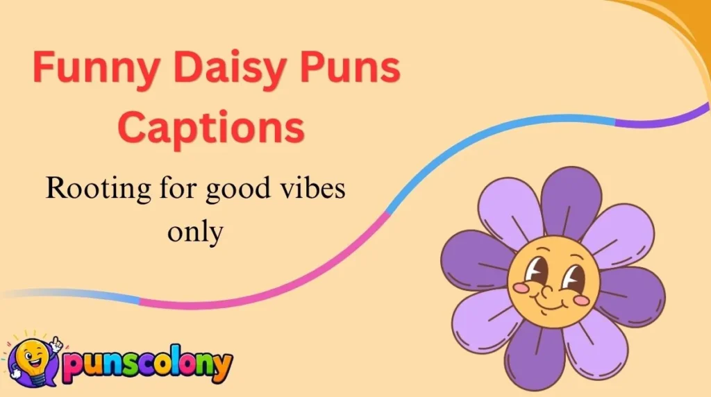 Funny Daisy Puns Captions