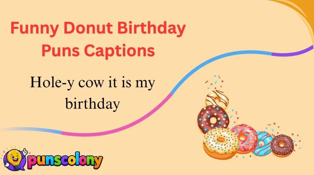 Funny Donut Birthday Puns Captions