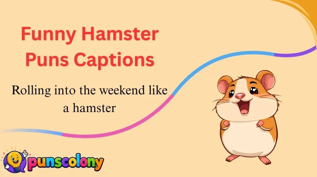 Funny Hamster Puns Captions