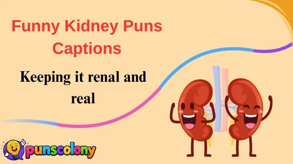 Funny Kidney Puns Captions