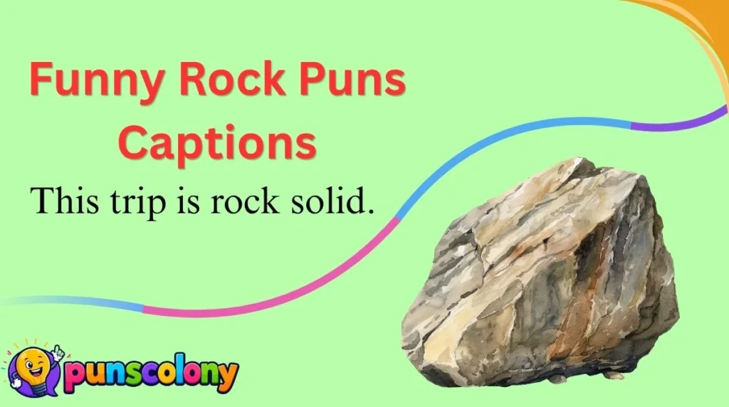 Funny Rock Puns Captions