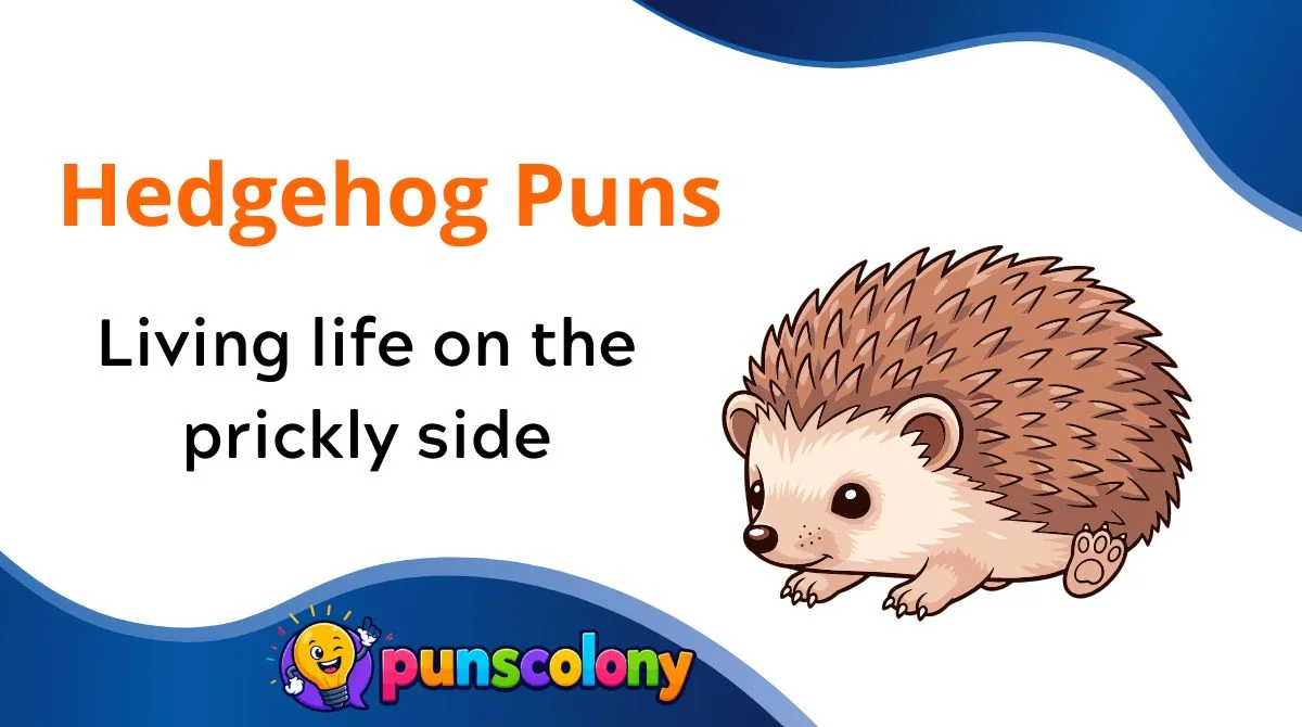 Hedgehog Puns