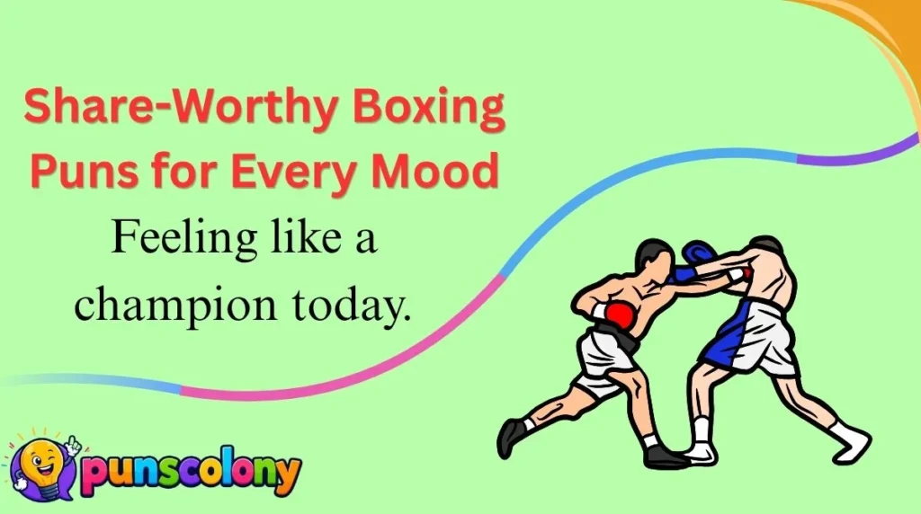 Share-Worthy Boxing Puns for Every Mood