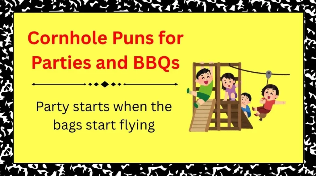 Cornhole Puns for Parties and BBQs