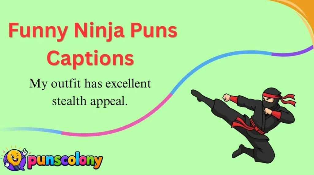  Funny Ninja Puns Captions