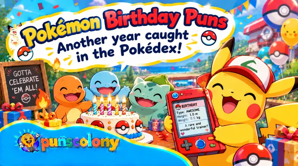Pokémon Birthday Pun