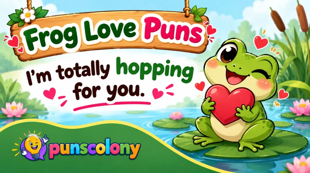 Frog Love Puns